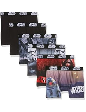 Star Wars Jungen Badehose Boxer, 6er Pack,