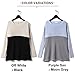 Sweet Mommy Organic Cotton Knitwear Maternity and Nursing Bi-Color Tunic MPS