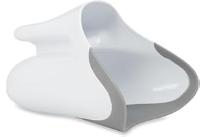 Nuby Rince-tête Bébé avec Bordure Souple et Poignet | Tasse de Rinçage pour les cheveux | Rinçage shampoing pour l'Heure du Bain | Anti-Déchirures sur le Rebord | 6+ Mois