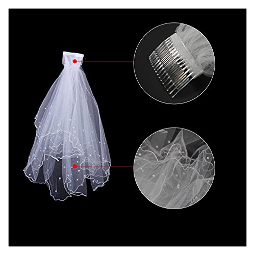 Almondcy Braut zu Schleier Schärpe Banner Strumpfband Rosette Badge Zubehör Kit mit lustigen Foto Booth Props 30pcs für Henne Nacht Party und Hochzeit Dekorationen (35 Stück) - 3