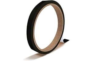 GREENSTIK MATERIALS 12mm x 10m Self Adhesive Coloured Vinyl Pinstripes Car, Vehicle Graphics & Detailing (Pinstripe Gloss Black 12mm)