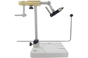 Kingfisher Fly Fishing Clarkfork True Drehstock zum Fliegenbinden, Gold