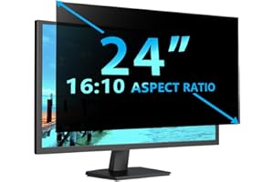STARY Computer Privacy Screen 24 Inch for Widescreen 16:10 Monitor, Removable Anti Glare Blue Light Scratch Screen Protector Film, Data Confidentiality Shield [1 Pack]