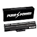 Produktbild PUREPOWER® EXTENDED Laptop Akku für Sony VAIO VPCCW26FG/W (11.1V, 6600 mAh, schwarz, 9 Zellen)