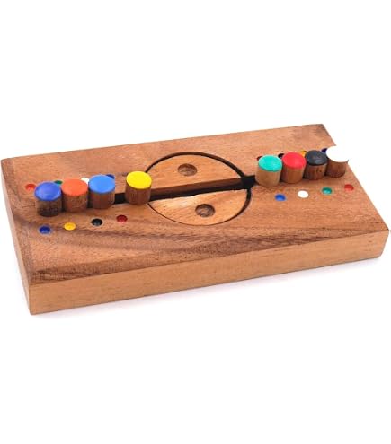 ROMBOL L-Spiel Von Edward De Bono – Knobelspiel Aus Holz Für 2 Personen