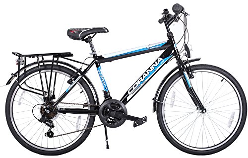 24 ZOLL FAHRRAD 21-GANG SHIMANO MIT BELEUCHTUNG FARBE SCHWARZ - 2