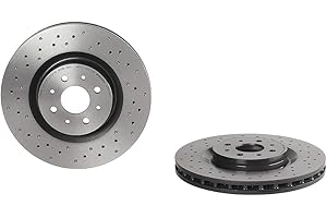 Brembo Xtra 09.8004.4X - Disco Freno Forato Anteriore, Set di 2