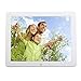 Produktbild WMING 12-Zoll-Digital-Fotorahmen, elektronischer HD-LCD-Fotorahmen, HD-Video / MP3 / Digitaluhr/Ewiger Kalender/Fernbedienung,White
