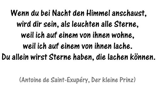 Sternenkind LED Grabkerze Grablicht Trauerkerze Motiv Sterne Prinz inkl. Batterien - 3