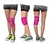 Produktbild Butterme Elastic Sport Atmungsaktiv Kniebandage Patella Kompressionsriemen Sleeve Wrap Brace Cap Stabilizer Schutz für Joggen, Rennen, Kreuzheben , Klettern, Mountainbiking, Fitnessraum, Reiten (Linken Knie, Pink)
