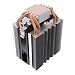 Produktbild Prosperveil 4pcs Heatpipe Radiator Blau LED Hydraulische Lager CPU Kühler Lüfter Kühlkörper