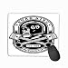 Produktbild Mouse Pad Biker Skull Crossed Pistons Graphic Design Fully editable Image Suitable Emblem Insignia Rectangle Rubber Mousepad 11.81 X 9.84 Inch