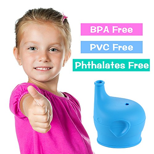 Trinklernbecher für Gläser und Becher, Auslaufsicher Sippy Deckel mit Silikon BPA-frei SipSnap von Tinabless -Rot, Gelb, Blau, Grün 4er Set - 4