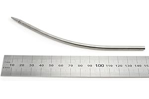 Ganzoo Paracord Nadel im 2er Set, Edelstahl Strick-Nadel für Paracord 550 Seile, 5 mm Flecht-Nadel