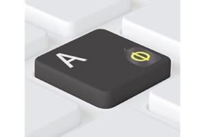 ‎KEYSTICKERS Keystickers® | 5x6mm - Russische universelle Aufkleber für PC,- Laptop, & MacBook Tastaturen, Farbe GELB | русские наклейки на клавиатуру | Russian Keyboard Stickers