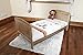 PENELOPE LUXURY COT BED-SAFETY SPRUNG MATTRESS-COT TOP CHANGER - PINE