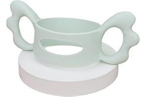 MISOYER biberon universelle,biberon à col large en silicone | Poignée d'alimentation pour bébé facile à transporter bouteille légère pour bébé enfant en bas âge petite isoyer