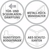 roba 1633587 Kleiderschrank ‚Dreamworld 3‘, 3-türig, weiß - 7