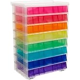 Really Useful Storage Drawer Unit 8 x 0.9 Litre Rainbow