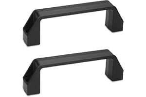 Ganter Normelemente | 2 unidades, asas de planchado - GN 528-PA-117-8,5-SW | plástico poliamida | distancia entre orificios: 117 mm