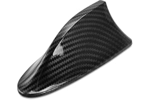 TEMKIN Auto Antenne Pinna Squalo per Suzuki Swift Sport SX4 Scorss Grand Vitara Radio Auto FM/AM Accessori Auto,carbon fiber style