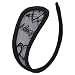 Produktbild Waooh 69 - C-String Frau Ich Liebe Dich Loova - Schwarz, Onesize