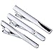 Produktbild Ayliss® 3x Herren Krawattennadel Krawattenklammer Set Business Hochzeit Tie Clip Silber aus Edelstahl