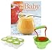 Cooking for Baby Recipe Book with OXO Tot Storage Food Blocks & Crush and Eat...