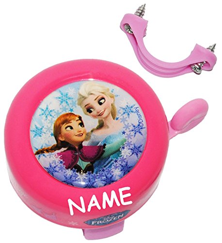 Fahrradklingel – “ Disney FROZEN – die Eiskönigin “ – Klingel für das Fahrrad / stabiles Metall – Kinder Mädchen – Lenkerklingel – völlig unverfroren Prinzessin Elsa Anna Arendelle – Olaf – universal auch für Roller und Dreirad Laufrad / Kinderfahrrad - 3