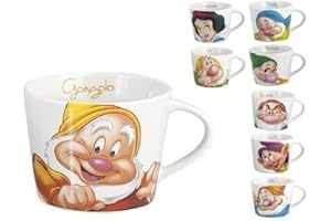 Home - Disney - Oryginalny ceramiczny kubek do kawy Królewna Śnieżka i 7 Krasnoludków, różno/losowe wzory, 1 sztuka