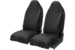 CICMOD Fundas Asiento Delantera Coche, 2 x Protector de Asiento Delantero para Conductor, Universal Funda de Asiento Individual