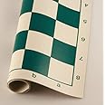 Vishwa Chess Quality Vinyl Tournament Roll Up Chess Mat (Green) (Green), Kids