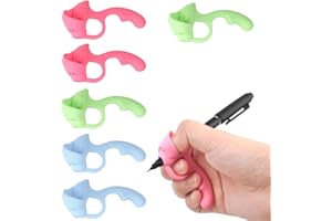 ZKGYUS Impugnatura Matita Bambini, 6 PezziAiuto per La Scrittura per Bambini, Impugnature Matita, Ergonomica Pencil Grips, Strumento di Correzione Della Postura di Scrittura