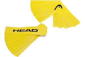 HEAD Unisex vuxna 12 märken/4 court edges tennis tillbehör, gul, en storlek