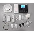NAVKAR SYSTEMS WiFi GSM Touch Security System Complete Kit (with 1 pc Door, 1 pc Motion) and 1 pc Smoke Sensor