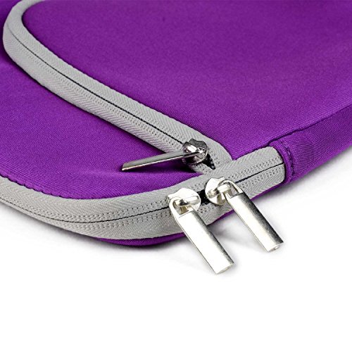 HASESS 13,3 Zoll Ultrabook Computer Bag Notebook Laptop Tasche Tragetasche mit Griff Tablette PC Sleeve Case Reißverschluss Briefcase Pouch Haut Hülle Cover für für Alle 13 Zoll Notebook Computer MacBook Air 13″ MacBook Pro 13″ Universal Laptop Netbook Acer Asus Dell Fujitsu Lenovo HP Samsung Sony Toshiba – Lila - 7