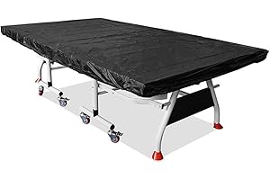 YUETTYY 280 x 150 x 5 cm Tischtennis-Tischtennis-Abdeckung, wasserdicht, Oxford-Stoff, multifunktional, aufrecht, flach, Tischtennis für Pong-Tisch, Schutzhülle für drinnen und draußen