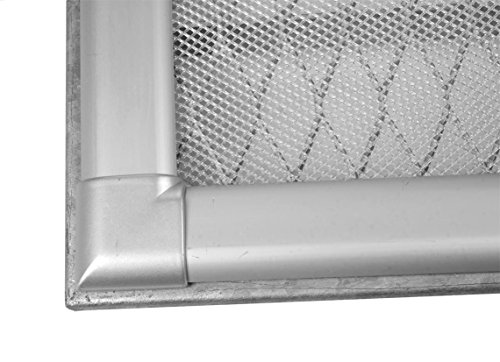 Lichtschachtabdeckung in Silber für Kellerschacht und Lichtschacht, 80 x 150 cm, individuell kürzbar, moderner und trittfester Gitterrostabdeckung mit Alurahmen und hochtransparentem EVA-Gewebe - 3