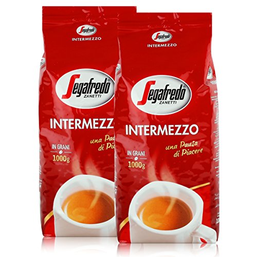 2x SEGAFREDO Intermezzo ESPRESSO ganze Bohnen 1000g