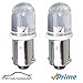 Produktbild Ultra Vision T11 BA9S T4 W 5 SMD Kennzeichenbeleuchtung Leuchtmittel, 12 V, 5 W, 2 Stück – Pure Weiß 6000 K – Licht Ihr Nummernschild mit Weiß Licht für, dass Moderne Stil