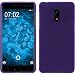Produktbild PhoneNatic Case für Nokia 6 Hülle Silikon lila matt + 2 Schutzfolien