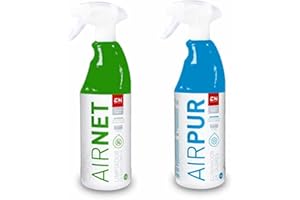 Recamania Airnet + Airpur Sprühreiniger, entfernt Gerüche, Klimaanlage, 750 ml
