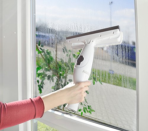 Sichler Haushaltsgeräte Akku Fenstersauger Set mit Teleskopstab bis 119 cm, Zubehör - 8