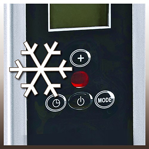 Einhell Wärmewellen Heizung WW 2000 R (2000 Watt, Mica Heizelement, Thermostat, Fernbedienung, Timer, Kippschutz, Abschaltautomatik) - 3