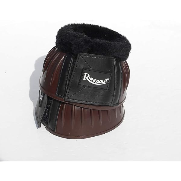 HY Shires Mezza Gamba In Pelle Per Adulti – Colore Marrone, Con Fibbie In Acciaio Inox E Regolazione Multipla