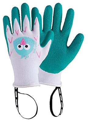 Rostaing MARGOT-IT6-8 Gant Enfant Oiseau. Etanche en Paume+ Leash Poignet, Vert, 23.5 x 11.5 x 1.5 cm