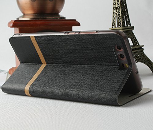 Lively Life Huawei P10 Plus h  lle     Premium Luxuri  s PU lederh  lle Vollst  ndigen Schutz   Kreditkartenfach  Folio Flip Brieftasche Schutzh  lle 