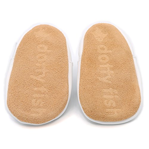 Weiche Baby und Kleinkind Lederschuhe – Dotty Fish – Mädchen – Herzen - 6