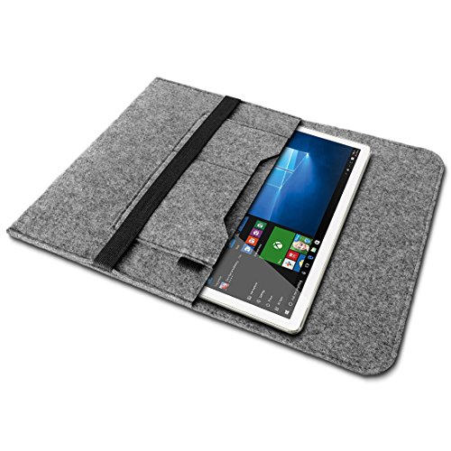Tasche Tablet Samsung Galaxy Tab A6 10 1 H  lle Filz Case Sleeve Cover Schutzh  lle  Farben Helles Grau