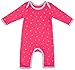Original Penguin Baby-Girls Aio Romper, Pink Fambe, 9-12 Months